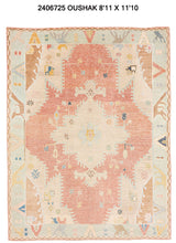 9x12 Modern Oushak Area Rug