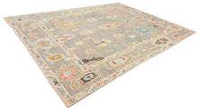 9x13 Modern Oushak Area Rug