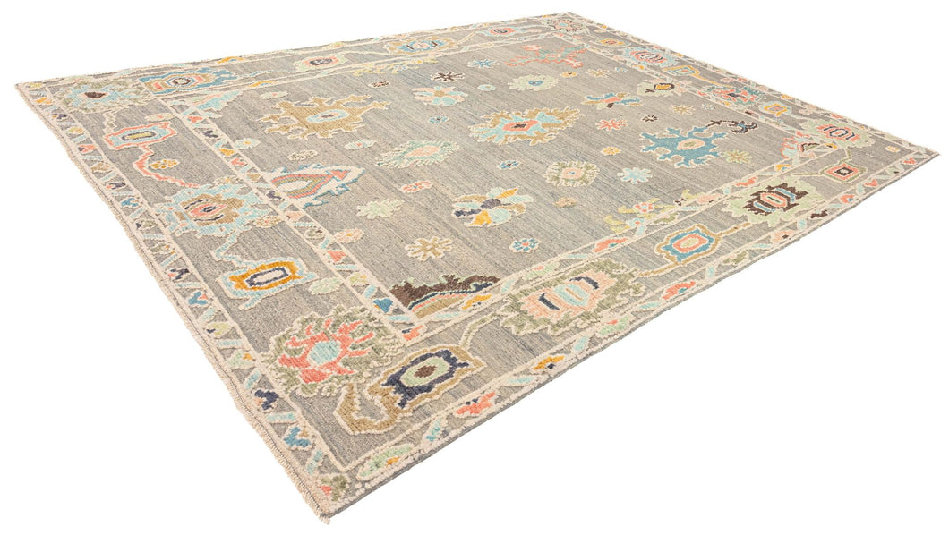 9x13 Modern Oushak Area Rug