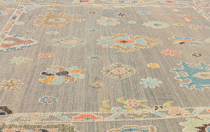 9x13 Modern Oushak Area Rug