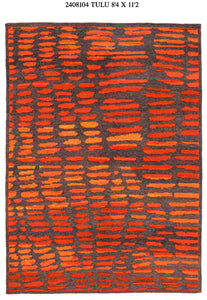 8x11 Modern Tulu Area Rug