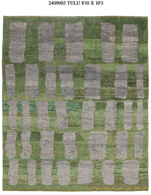 9x10 Modern Tulu Area Rug
