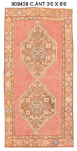 4x8 Blush Vintage Turkish Area Rug