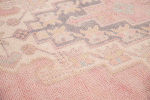 4x8 Colorful Vintage Turkish Area Rug