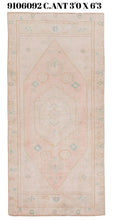 3x6 Old & Vintage Turkish Area Runner Rug
