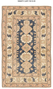 4x6 Old & Vintage Turkish Area Rug
