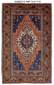 7x12 Old & Vintage Turkish Area Rug
