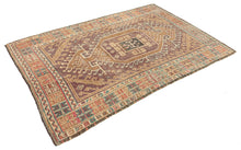 4x6 Old & Vintage Turkish Area Rug