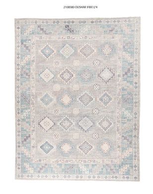 10x12 Modern Oushak Area Rug