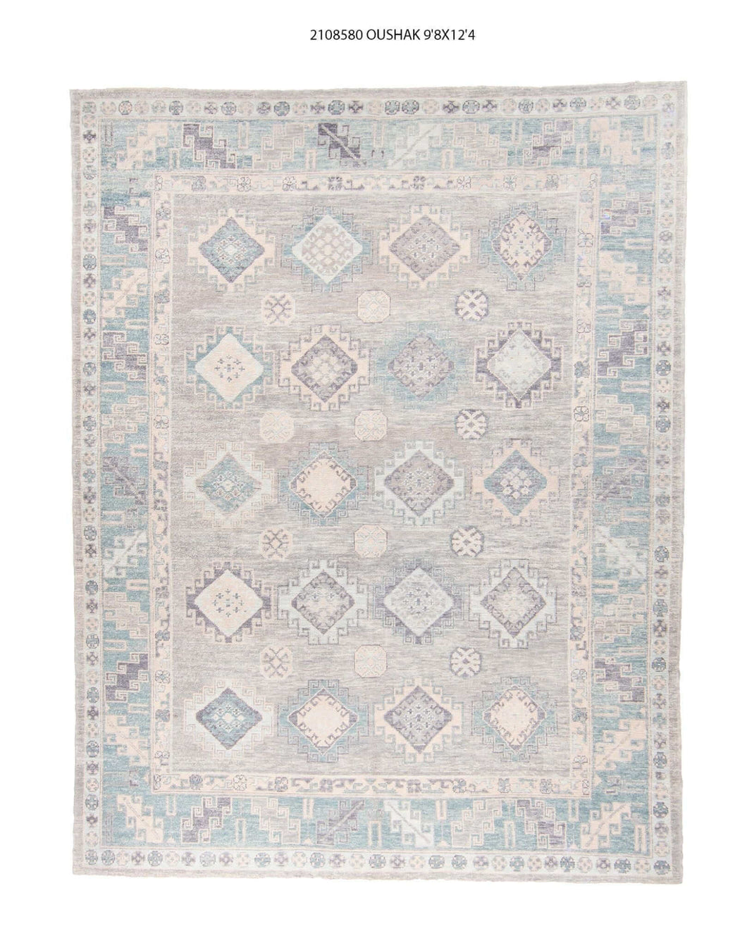 10x12 Modern Oushak Area Rug