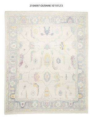 10x12 Modern Oushak Area Rug