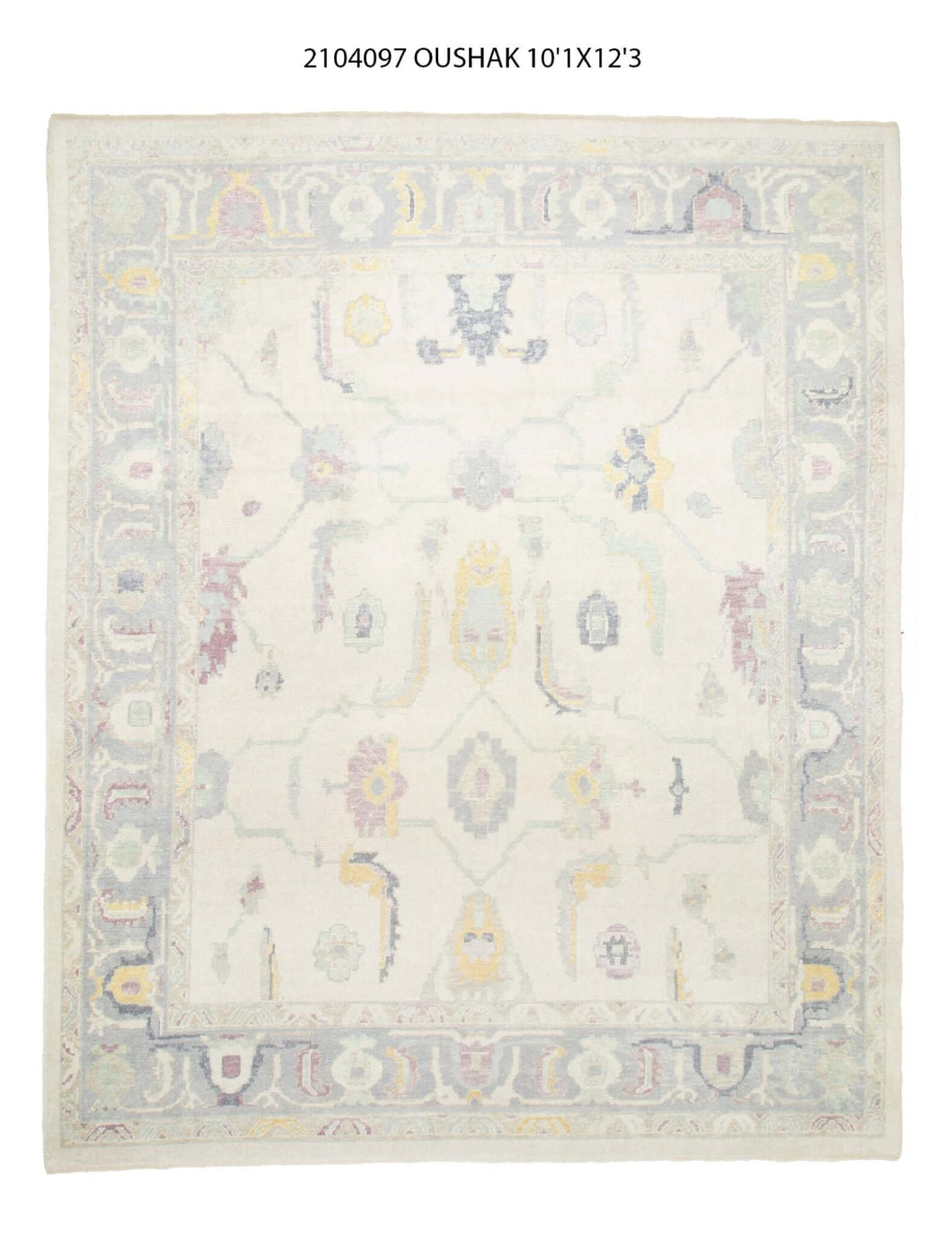 10x12 Modern Oushak Area Rug