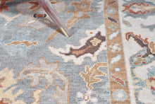 10x12 Purple Modern Oushak Area Rug