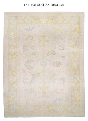 10x13 Colorful Modern Oushak Area Rug