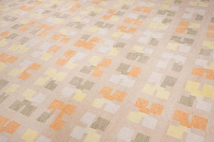 10x13 Modern Oushak Area Rug