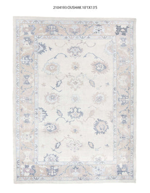 10x13 Modern Oushak Area Rug