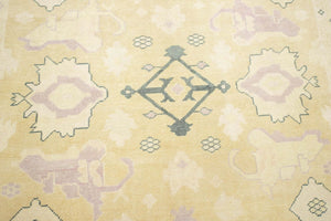 10x13 Modern Oushak Area Runner Rug