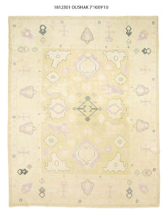 10x13 Modern Oushak Area Runner Rug