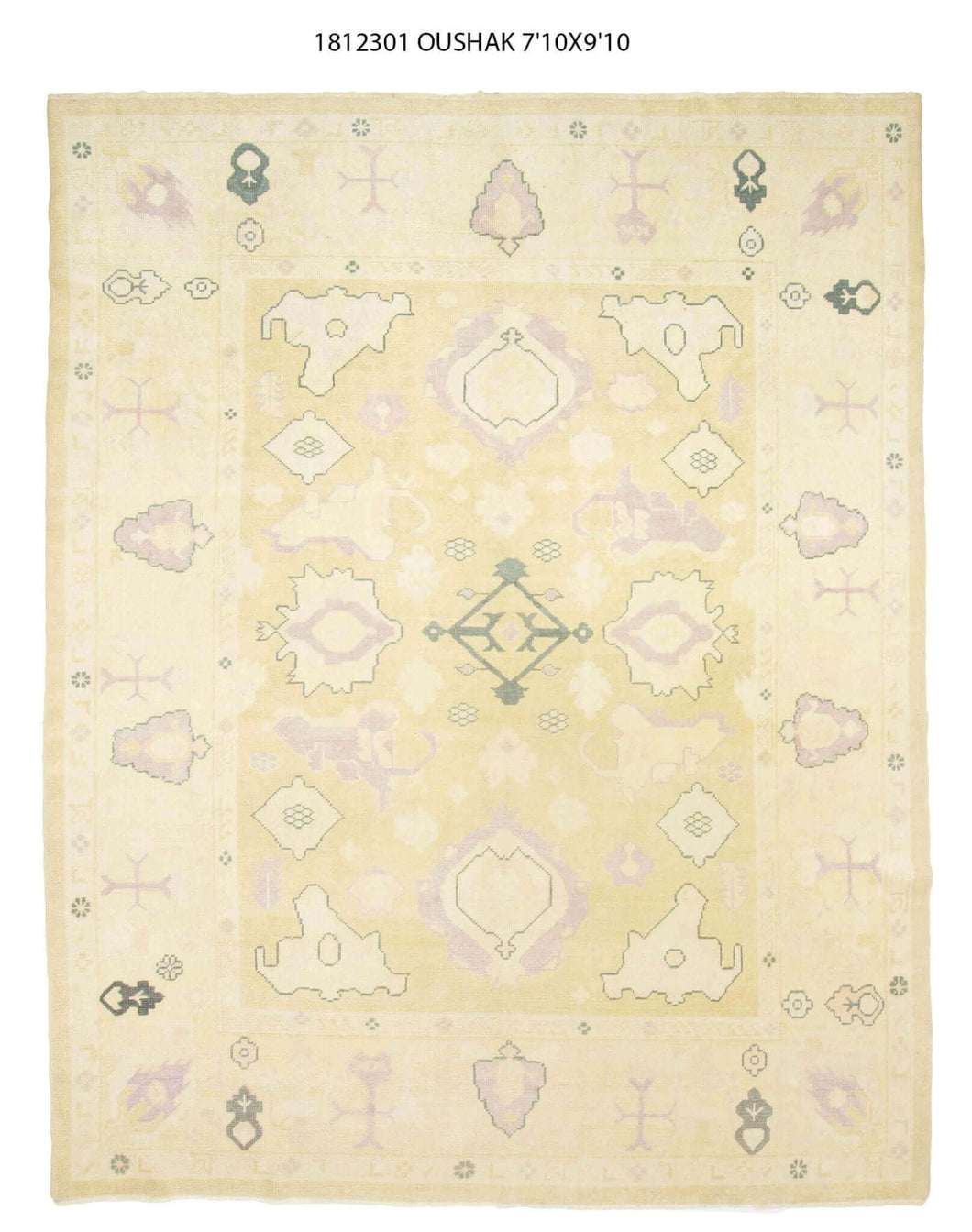 10x13 Modern Oushak Area Runner Rug