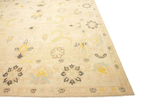 10x14 Light Brown Oushak Area Rug