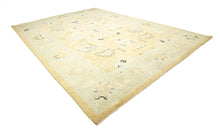 10x14 Light Olive Modern Oushak Area Rug