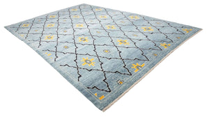 10x14 Moder Oushak Area Rug