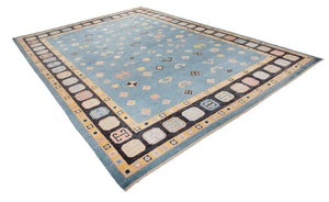 10x14 Modern Oushak Area Rug