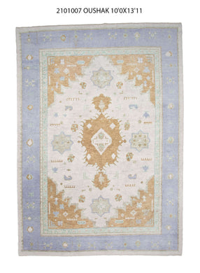 10x14 Modern Oushak Area Rug