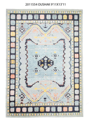 10x14 Modern Oushak Area Rug