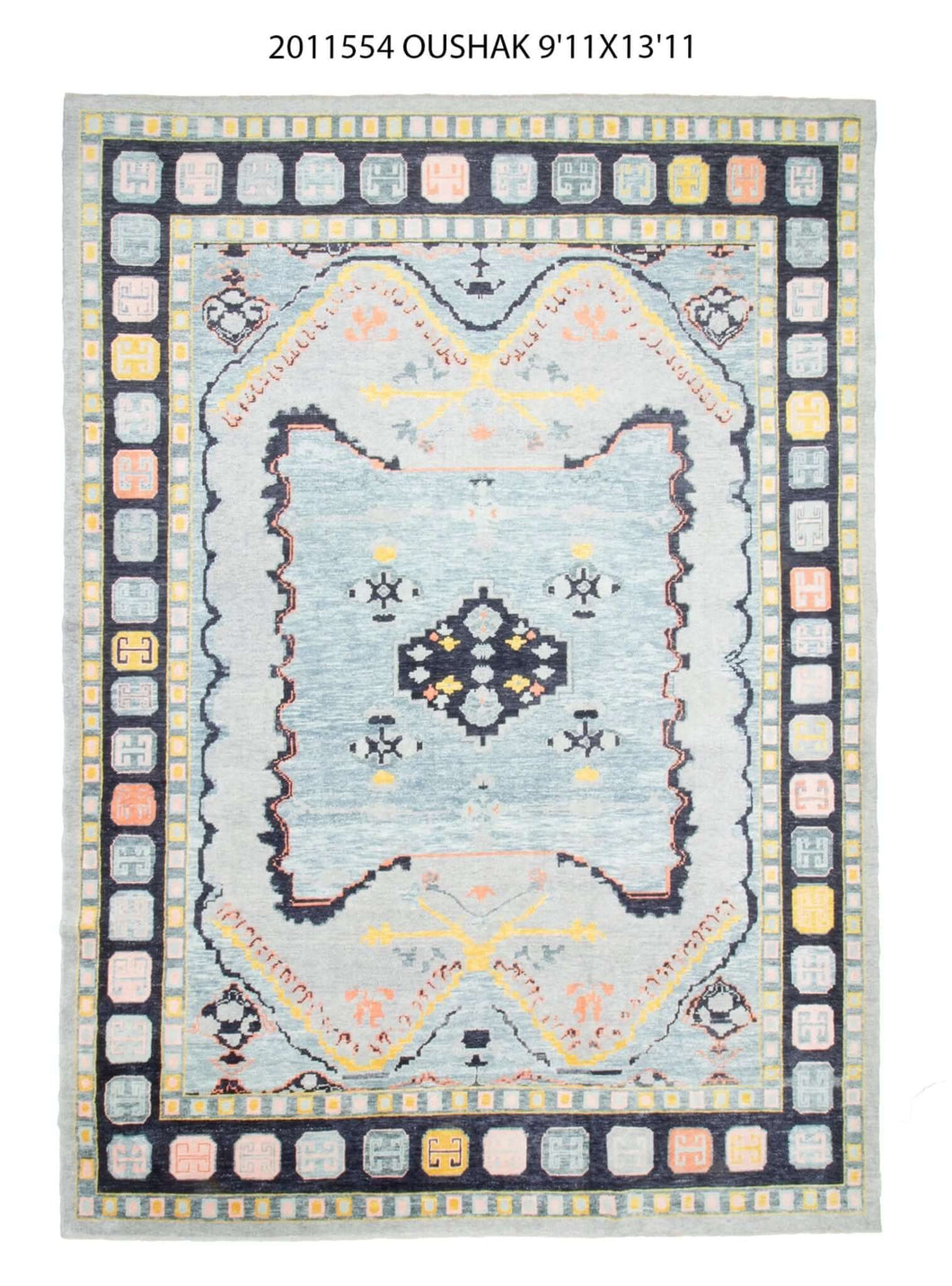 10x14 Modern Oushak Area Rug