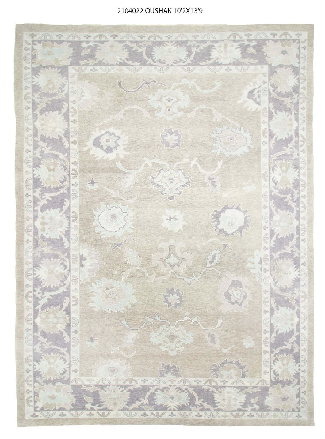 10x14 Modern Oushak Area Rug