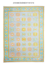 10x14 Modern Oushak Area Rug