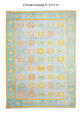 10x14 Modern Oushak Area Rug