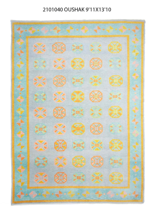10x14 Modern Oushak Area Rug