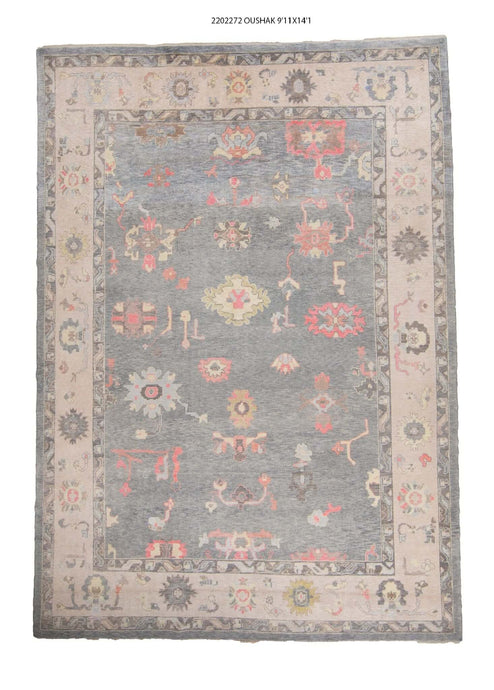 10x14 Modern Oushak Area Rug