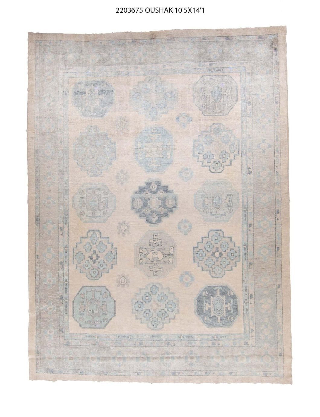 10x14 Modern Oushak Area Rug