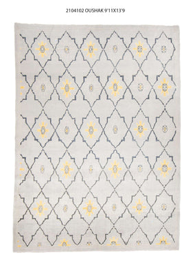 10x14 Modern Oushak Area Rug