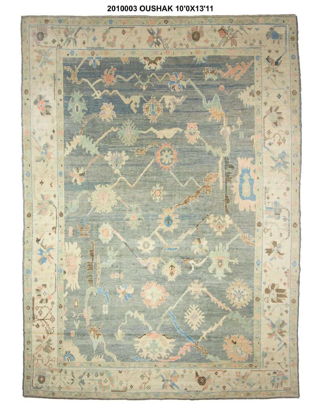 10x14 Modern Oushak Area Rug
