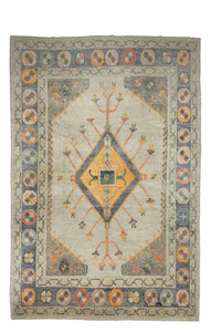 10x14 Modern Turkish Oushak Area Rug