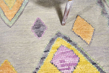 10x14 Gray Flat Weave Modern Turkish Area Rug