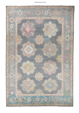 10x15 Moden Oushak Area Rug