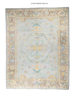 11x14 Modern Oushak Area Rug