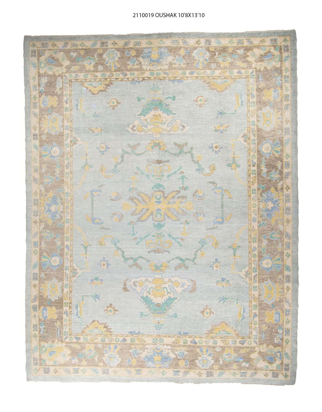 11x14 Modern Oushak Area Rug
