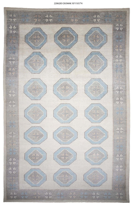 11x17 Modern Oushak Area Rug