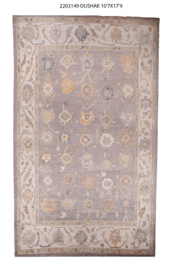 11x18 Modern Oushak Area Rug