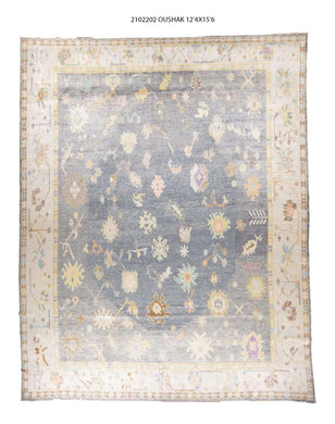 12x16 Modern Oushak Area Rug