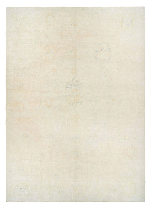 12x17 Beige Modern Oushak Area Rug