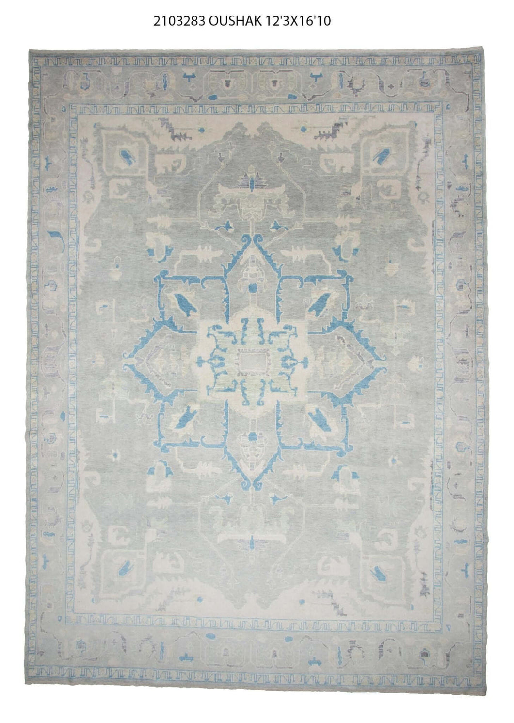 12x17 Modern Oushak Area Rug