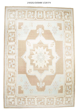 12x17 Modern Oushak Area Rug