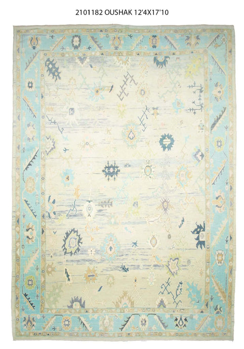 12x18 Modern Oushak Area Rug